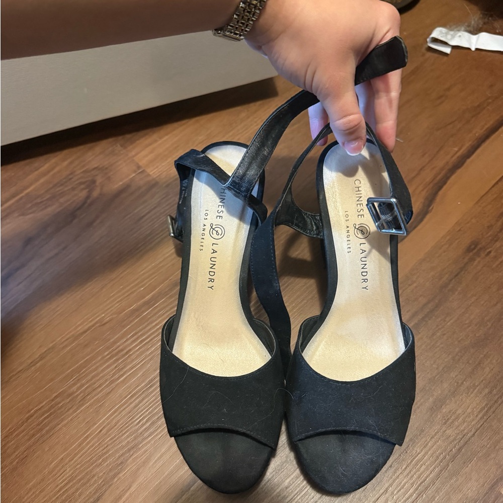 Chinese Laundry Elegant Black Sandals